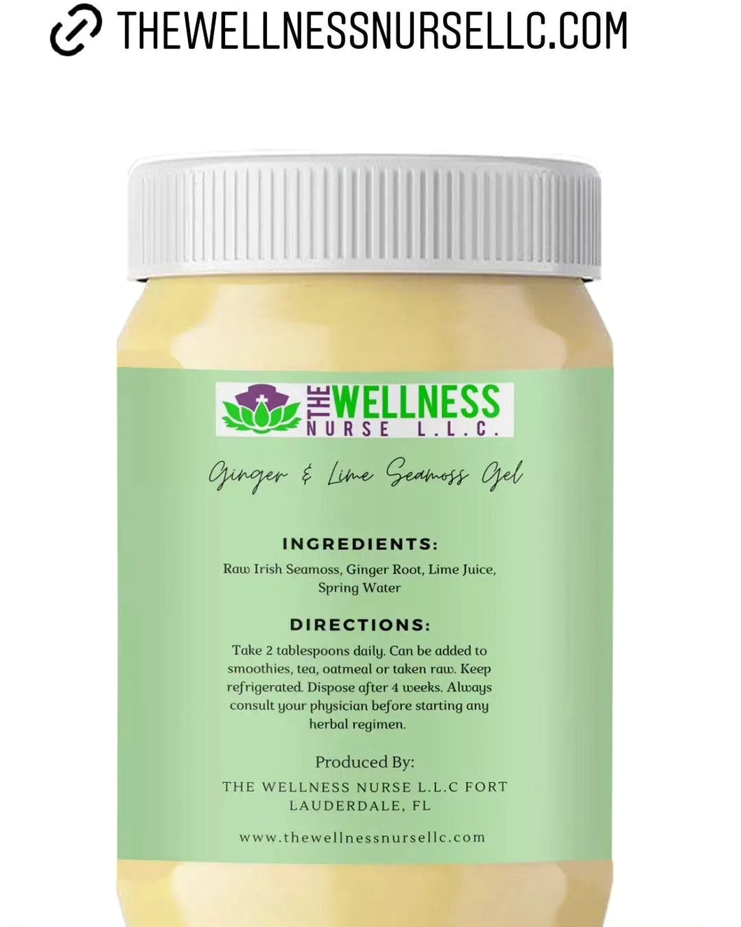 Ginger & Lime Seamoss Gel